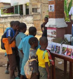 Campagne de sensibilisation ulcère de Buruli.